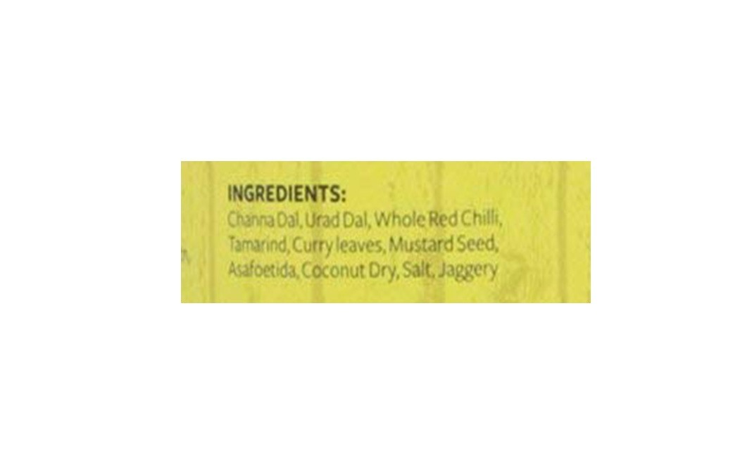 Nutty Yogi Carnatic Chutney Podi    Jar  125 grams
